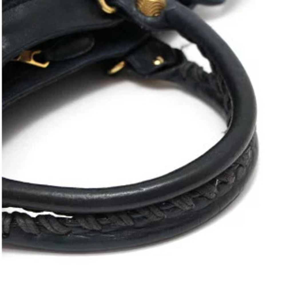 Balenciaga Giant City Bag Leather Navy Blue - Picture 3 of 6